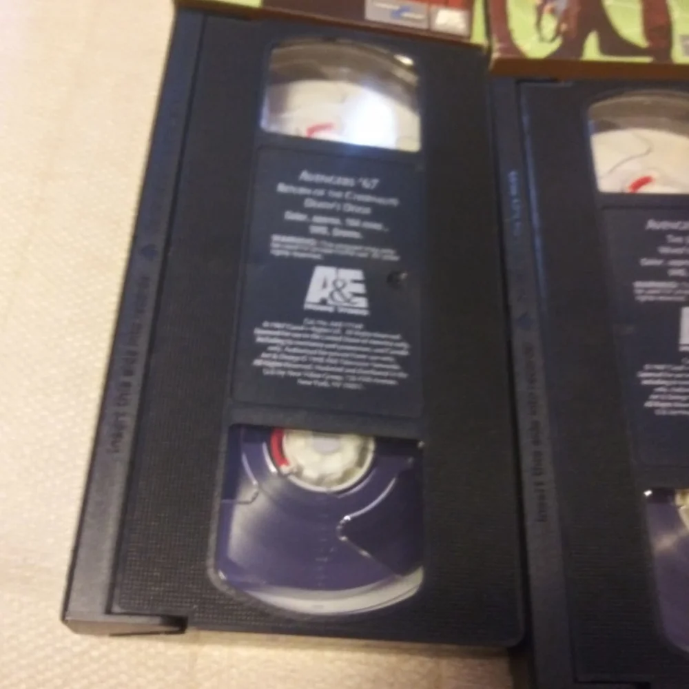The Avenger's TV series video/book lot
